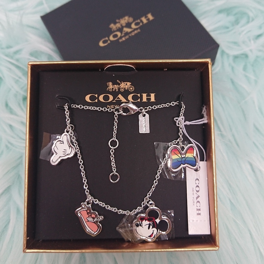 COACH MINNIE MOUSE CHARM BRACELET